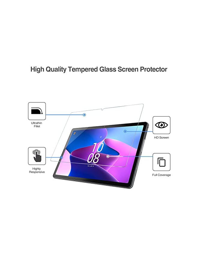 Procases 2 Pack ProCase Screen Protector for Lenovo Tab M10 Plus 3rd Gen 10.6 Inch 2022, Tempered Glass Screen Film Guard for 10.6” Lenovo Tab M10 Plus Gen 3 TB125FU TB128FU TB128XU 2022 Release -Clear - Image 5