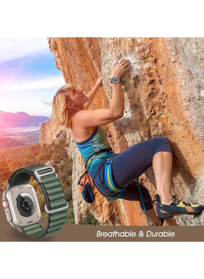 AWH Alpine Loop - Watch Band 49/45/44/42mm - Women & Men Nylon Sport Solo Loop Rugged Strap with G‑Hook for iWatch Utral Series 8/7/6/5/4/3/2/1/SE  - Image 4