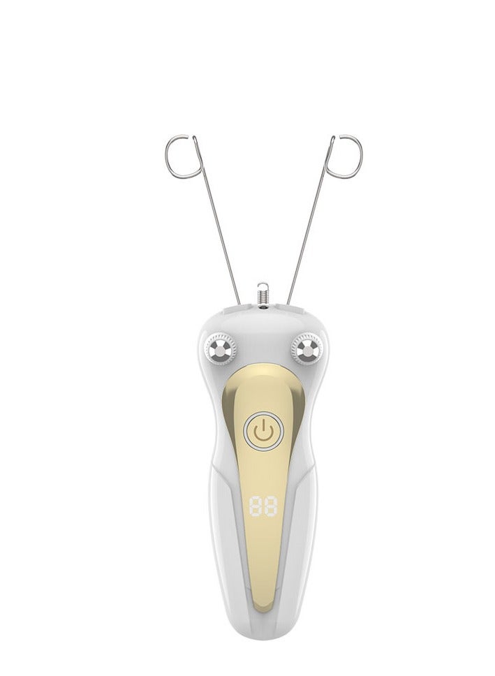 Facial Hair Remover Electric Threading hair removal for women Rechargeable Hair Removal Epilator Instant And Painless Remover With In-Built LED Light - Image 1
