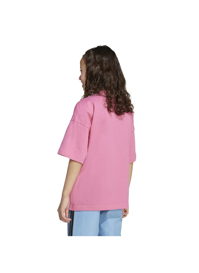 اديداس adidas TREFOIL TEE Pink Originals Kids T-SHIRTS