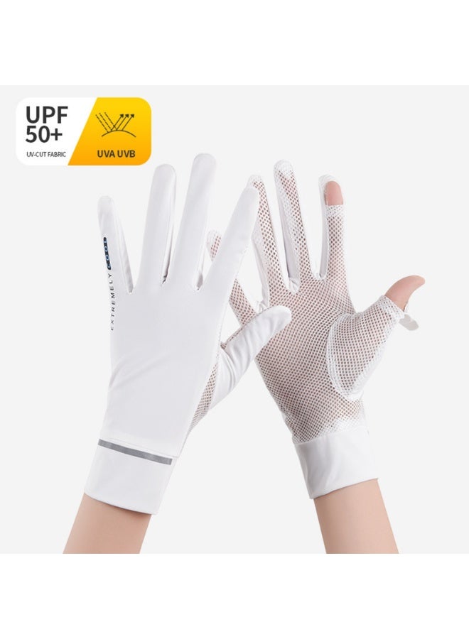 Ice Silk UV Protection Women's Driving Gloves - Image 2