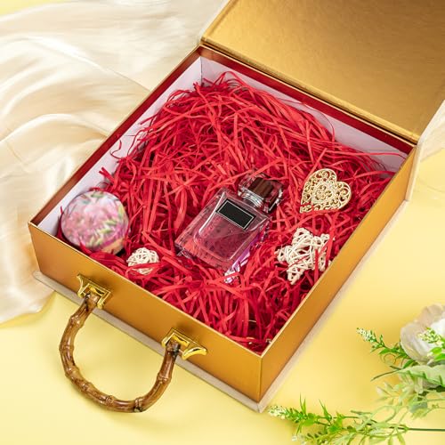 Gloreyan 3 Colors Valentine's Day Shredded Paper Filler Pink Red White Raffia Paper Grass Crinkle Cut Tissue Paper for Gift Wrapping Basket Box Filling Birthdays Weddings Party Supply(8.5oz) - Image 5