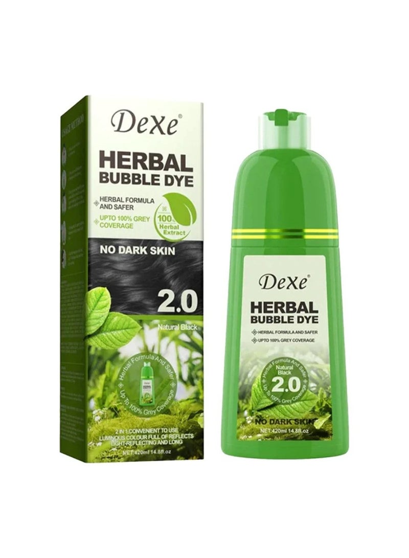 Herbal foam hair dye Black 420ml