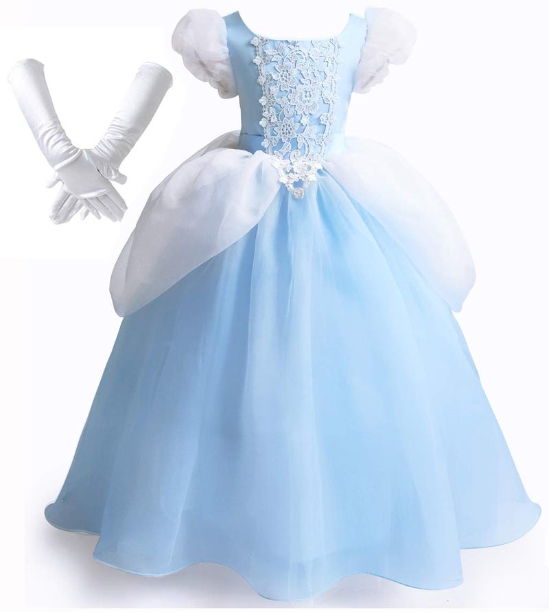 CQDY Cinderella Dress Princess Costume Halloween Party Dress up - Image 2