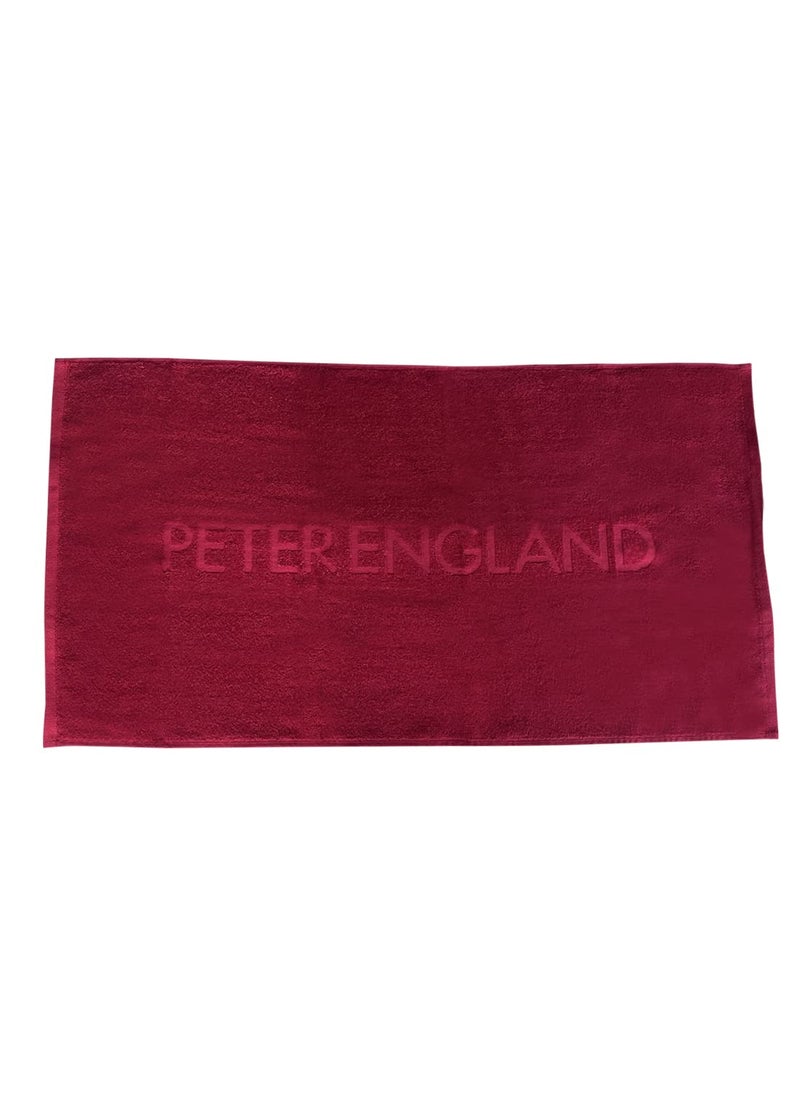 Peter England Peter England Bath Towel Wrap 140cm X 68cm Pack of 1 Red  - Image 1