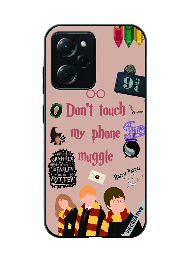 VR CREATIVE Protective Case Cover For Xioami Pcoo X5 Pro Don't Touch My Phone Muggle Design Multicolour - Image 1