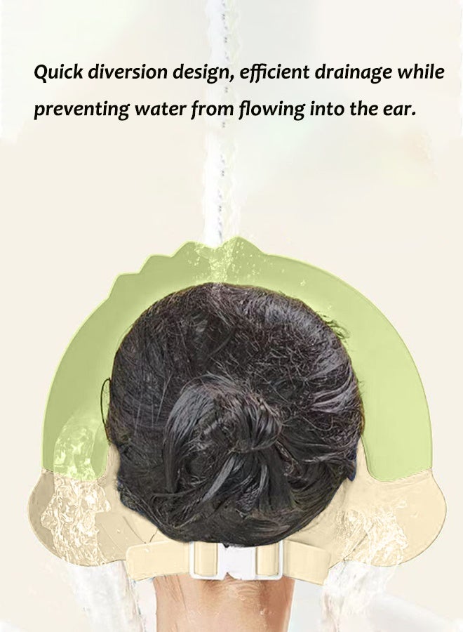 Aissiora Baby Bath Protective Soft Cap Baby shower caps Baby ear protection shampoo cap Children's shower caps with ear protection The girth is adjustable - Image 4