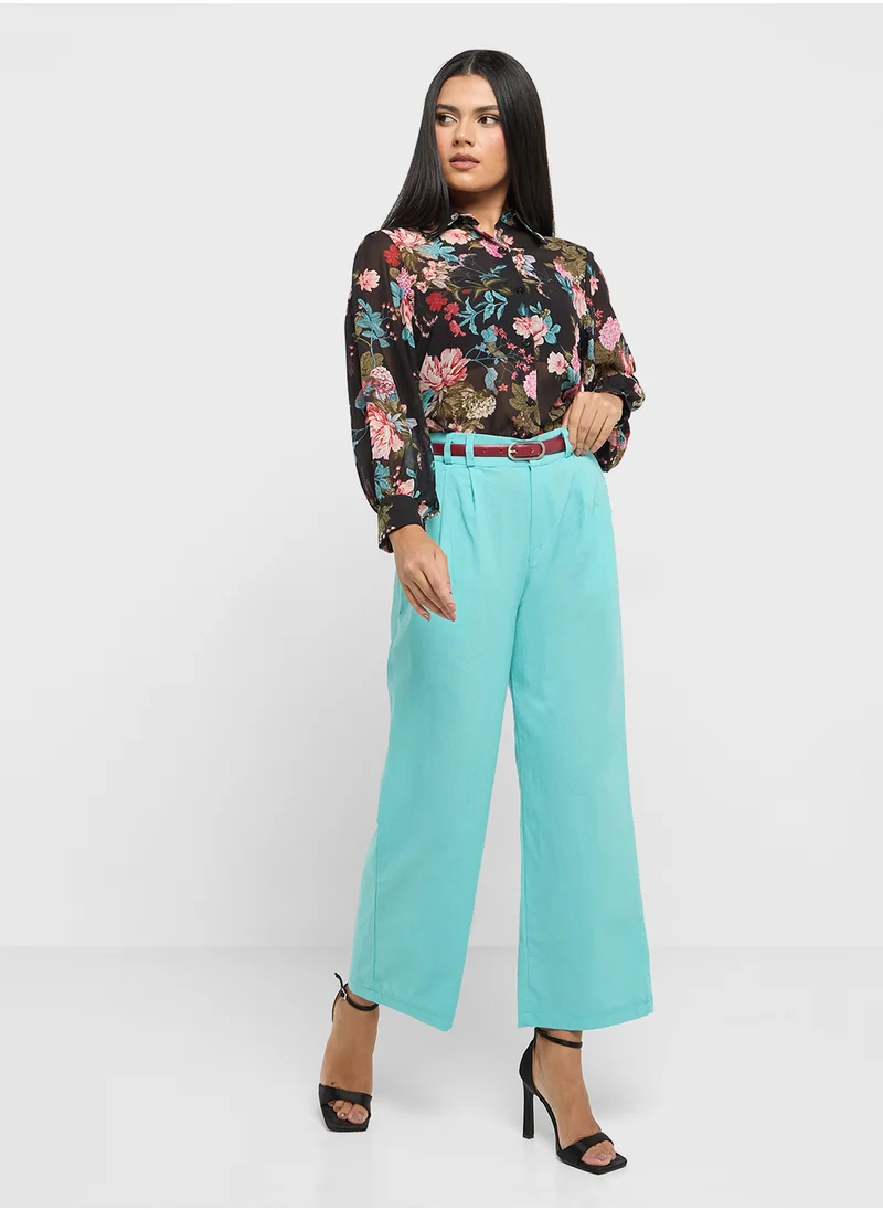 ايلا High Waisted Tailored Pants