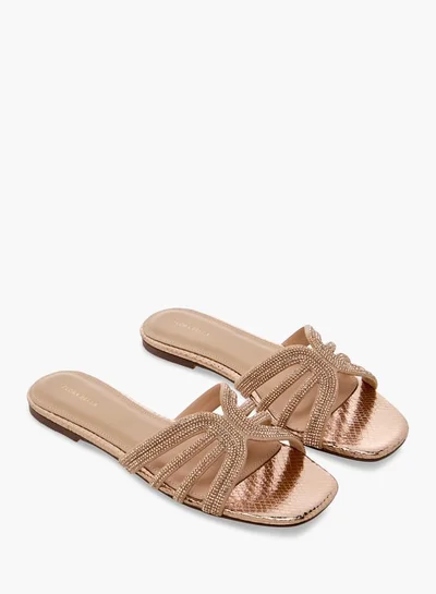 Flora Bella By Shoexpress Women Embellished Slip-On Sandals
