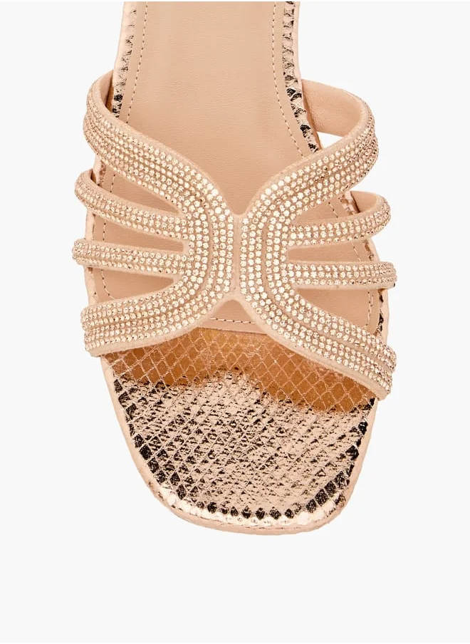 Flora Bella By Shoexpress Women Embellished Slip-On Sandals