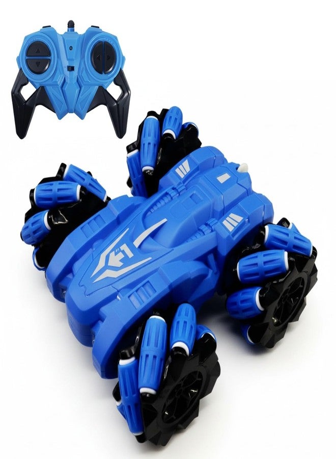 Popsugar Remote Control Drift Stunt Car 4WD | 360° Rotating | Dual Sided Climbing | High-Speed Tumbling | Rechargeable Stunt Car | C-Type Charging | Remote Control Car for Kids | Made in India. - Image 1
