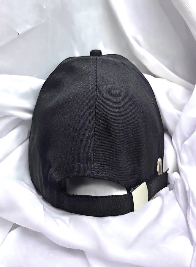 TOP TRICK Cotton Adjustable Unisex Cap for Men and Women Freesize Baseball Caps (Pack of 1) White - Image 5