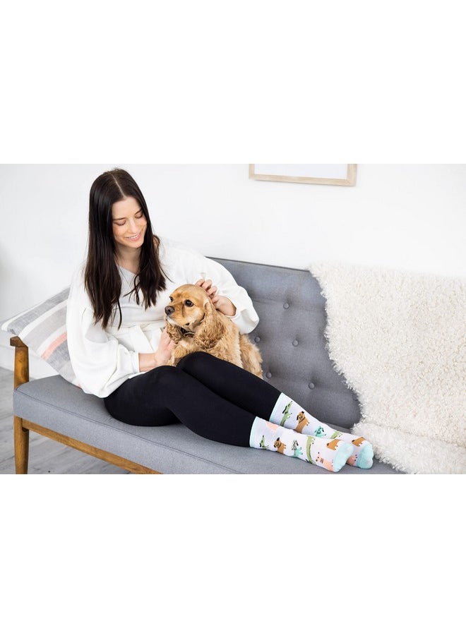 pearhead Pearhead Colorful Dog Socks, Pet Owner Apparel, Whimsical and Fun Animal Crew Socks, Fun Novelty Socks  - Image 4
