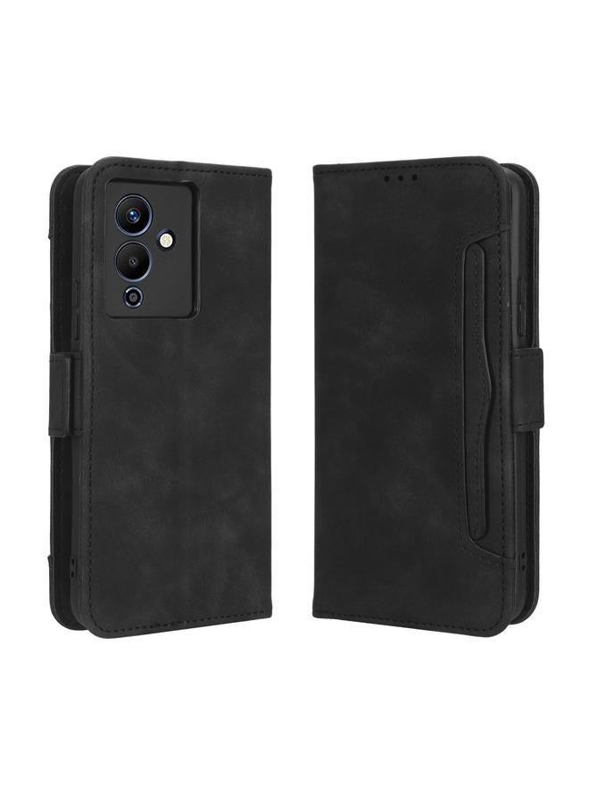 زبون جراب لهاتف Infinix Note 12 5G / Note 12 Pro 5G مصنوع من جلد العجل مع فتحات للبطاقات - Image 2