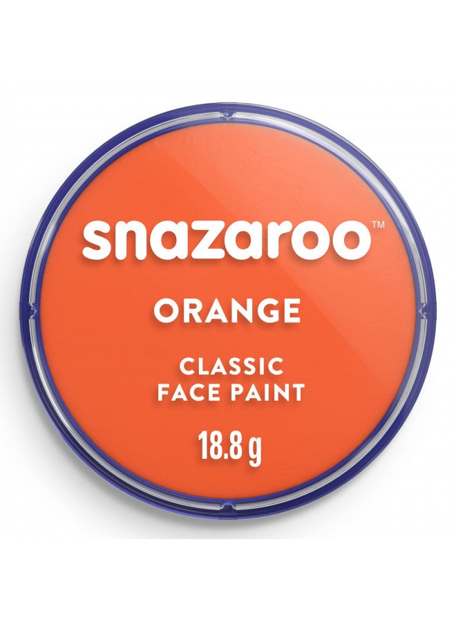 Snazaroo طلاء وجه وجسم سنزارو الكلاسيكي، 18.8 جرام (0.66 أونصة) وعاء، برتقالي - Image 2