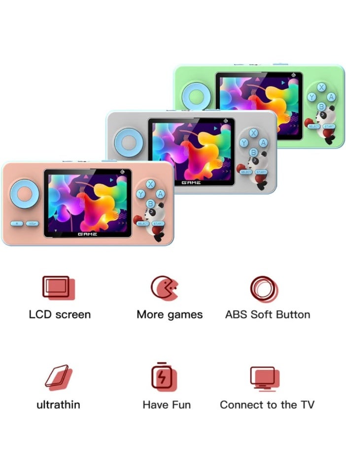 MUNTAQI FC Handheld Game Console – Retro Mini Portable Video Game Console with 520 Classic Games, 3.0-Inch Screen, Rechargeable Battery, Gamepad Included for 2-Player Play, Ideal for Kids & Adults - Image 3