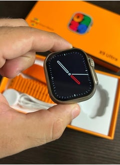 Generic X9 Ultra Smart Watch Waterproof Wireless Charger (Orange)  - Image 2