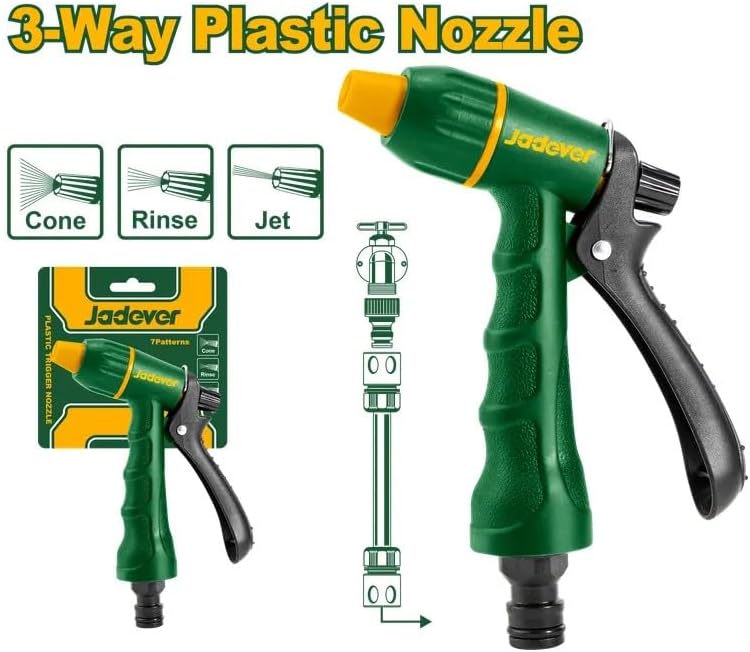 Jadever JDSN1E03 Small Nose High Pressure Garden Water Spray Gun - Image 2