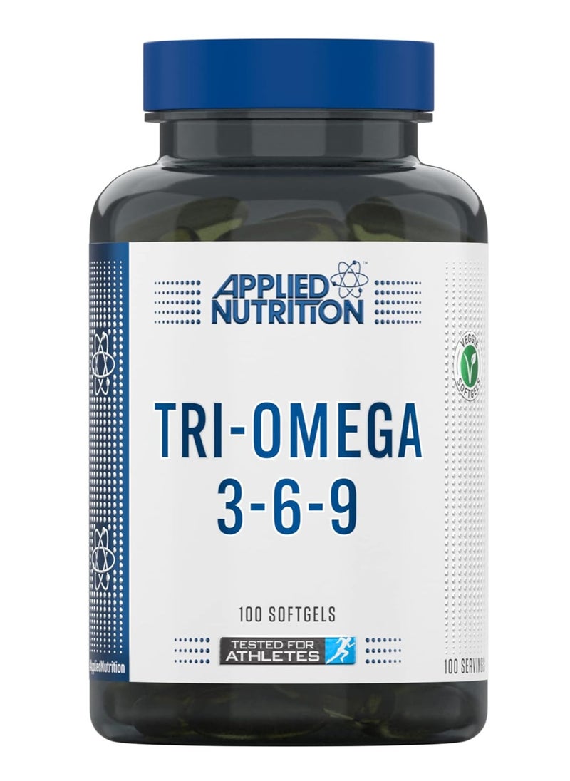 Applied Nutrition Applied Nutrition Tri-Omega 3-6-9 -100 Softgels  - Image 1