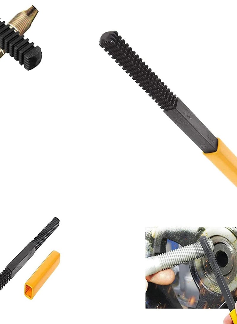 جي جوت ملف إصلاح الخيوط واستعادة الأسنان وتصحيحها، أدوات صغيرة DIY، ملف استعادة الخيوط الخارجية، لتنظيف الخيوط التالفة 0.75-3.0 مم. - Image 1