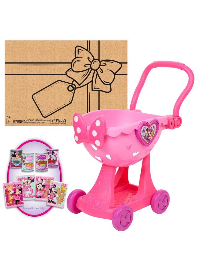 Minnie S Happy Helpers Bowtique Shopping Cart Officially Licensed Kids Toys For Ages 3 Up By Just Play - Image 1