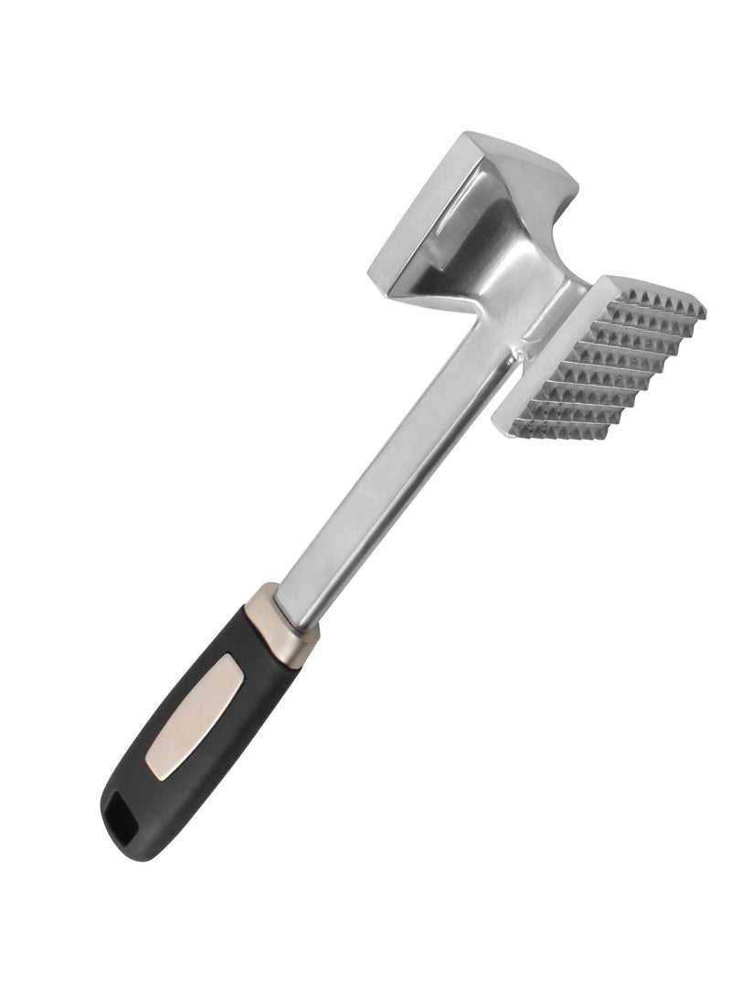 Aluminum Alloy Meat Tenderizer Hammer, Dual-Sided Meat Mallet with Comfort Grip Handle, Heavy Duty Kitchen Tool for Tenderizing Steak, Chicken, Beef, and Fish  - Image 1