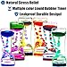 FKYTION Liquid Motion Bubbler Timer Pack of 6 Great Colorful Hourglass Sensory Anxiety Toys for Autism Calm Relaxing Desktop Toys - Image 4