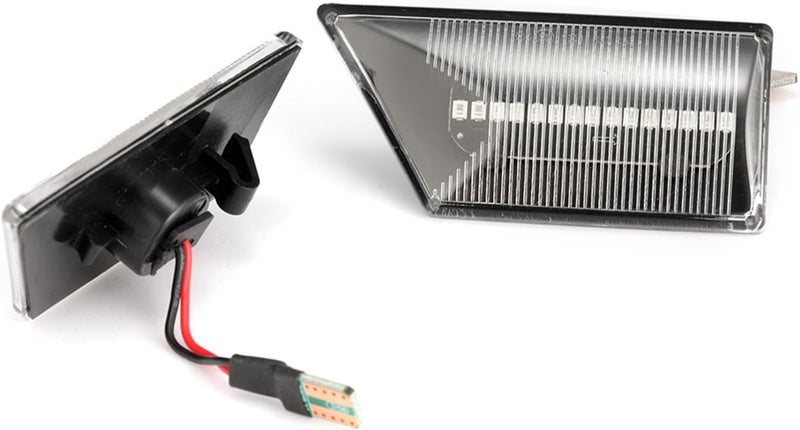 QASULER Dynamic Turn Signal Side Marker Lights for Opel Vectra C & Signum - Image 2