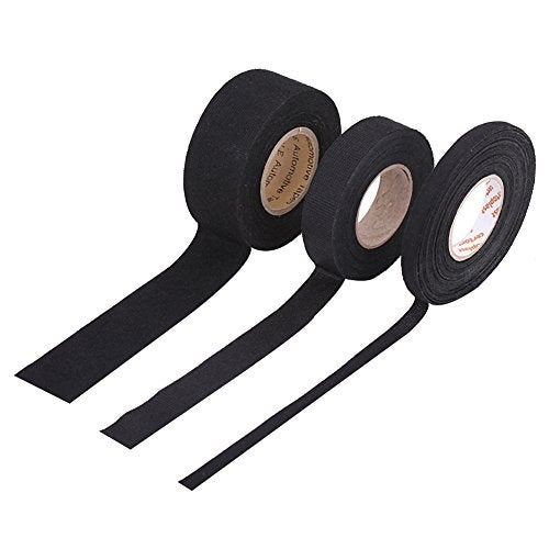 Aramox Car Multipurpose Tape, Car Self Adhesive Anti Squeak Rattle Felt Automotive Wiring Harness Tape Car Accessories (19mm*15m) - Image 4