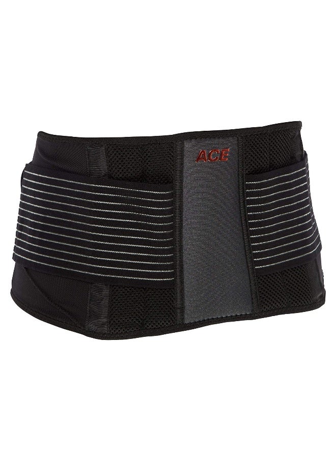 ACE - 902002 Adjustable Back Brace, Stabilizing Support and Comfort, Adjustable, Breathable, Full Range of Motion - Image 1