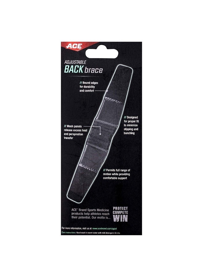 ACE - 902002 Adjustable Back Brace, Stabilizing Support and Comfort, Adjustable, Breathable, Full Range of Motion - Image 2