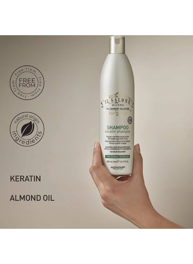 Il Salone Milano Keratin Shampoo 500ml - Image 2