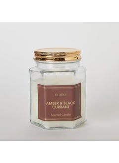 Amber Black Currant Hexa Glass Jar Candle 150 Gm - pzsku/Z9206FC302C024EB61553Z/45/_/1720282245/f4142149-a7d8-4342-954b-a9c4555e9955