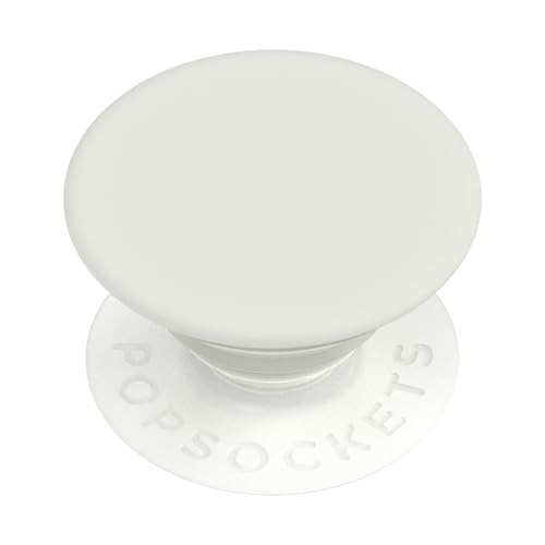 PopSockets Phone Grip with Expanding Kickstand, Adhesive Grip, White - Cream - Image 1