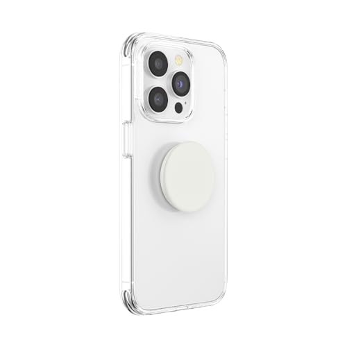 PopSockets Phone Grip with Expanding Kickstand, Adhesive Grip, White - Cream - Image 3