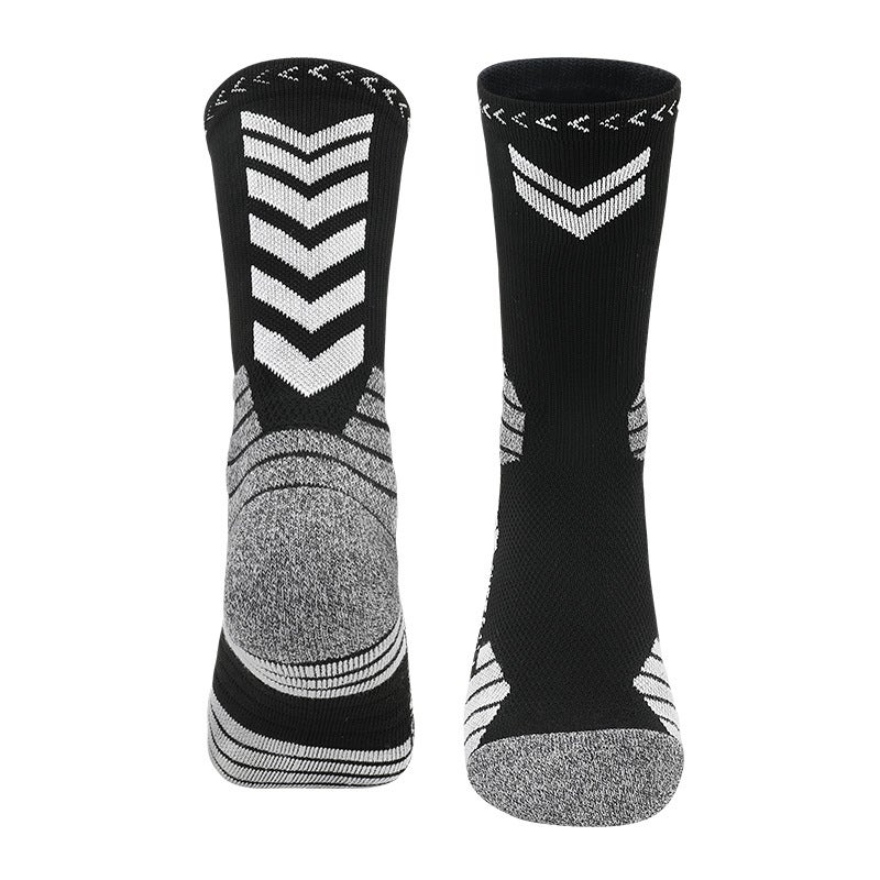 Generic Kids Basketball Non-Slip Socks Summer High-Top A yellow/white - Image 3