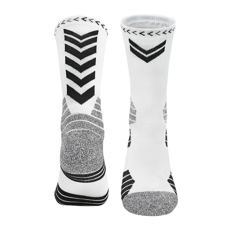 Generic Kids Basketball Non-Slip Socks Summer High-Top A yellow/white - Image 4