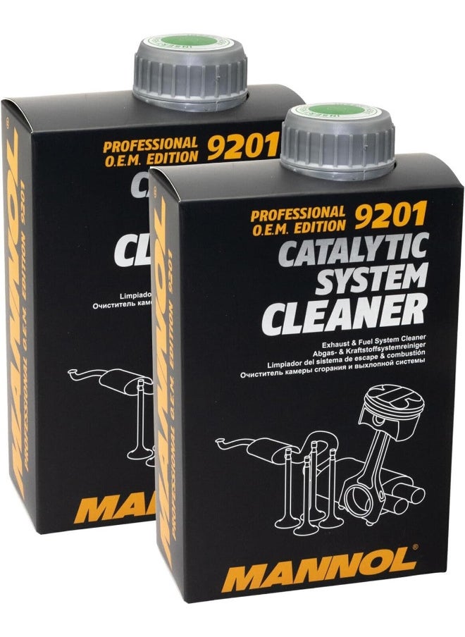 HTE Mannol Germany 2 Pieces Pack Catalytic System Cleaner (9201)  - Image 1