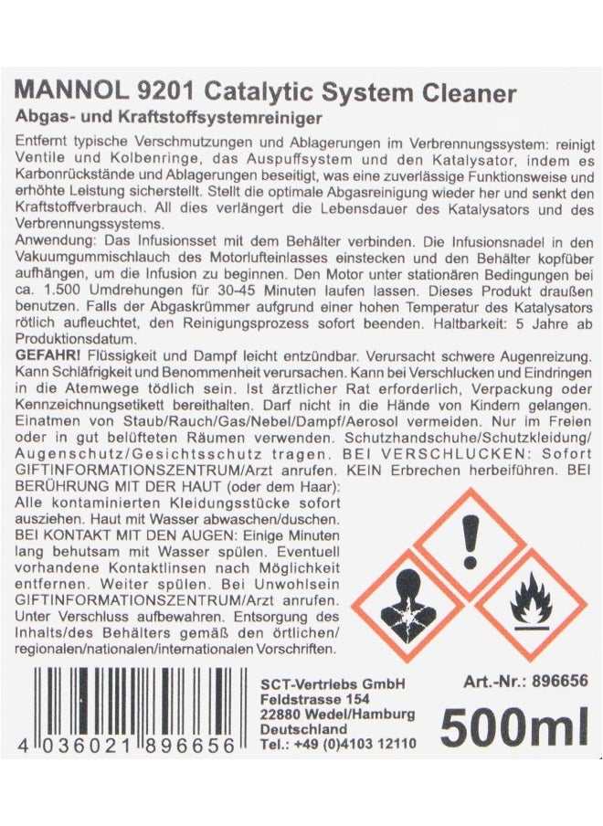 HTE Mannol Germany 2 Pieces Pack Catalytic System Cleaner (9201)  - Image 3