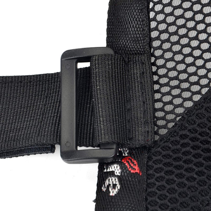 Goldfire Front Rear Window Wind Screen Shade Shield Cover Window Mesh Net Roll Cage Mesh Net Guard FIts for UTV Polaris RZR 570 800 1000 900 RZR XP Turbo 2015-2019, 2 Seater (Black) - Image 4