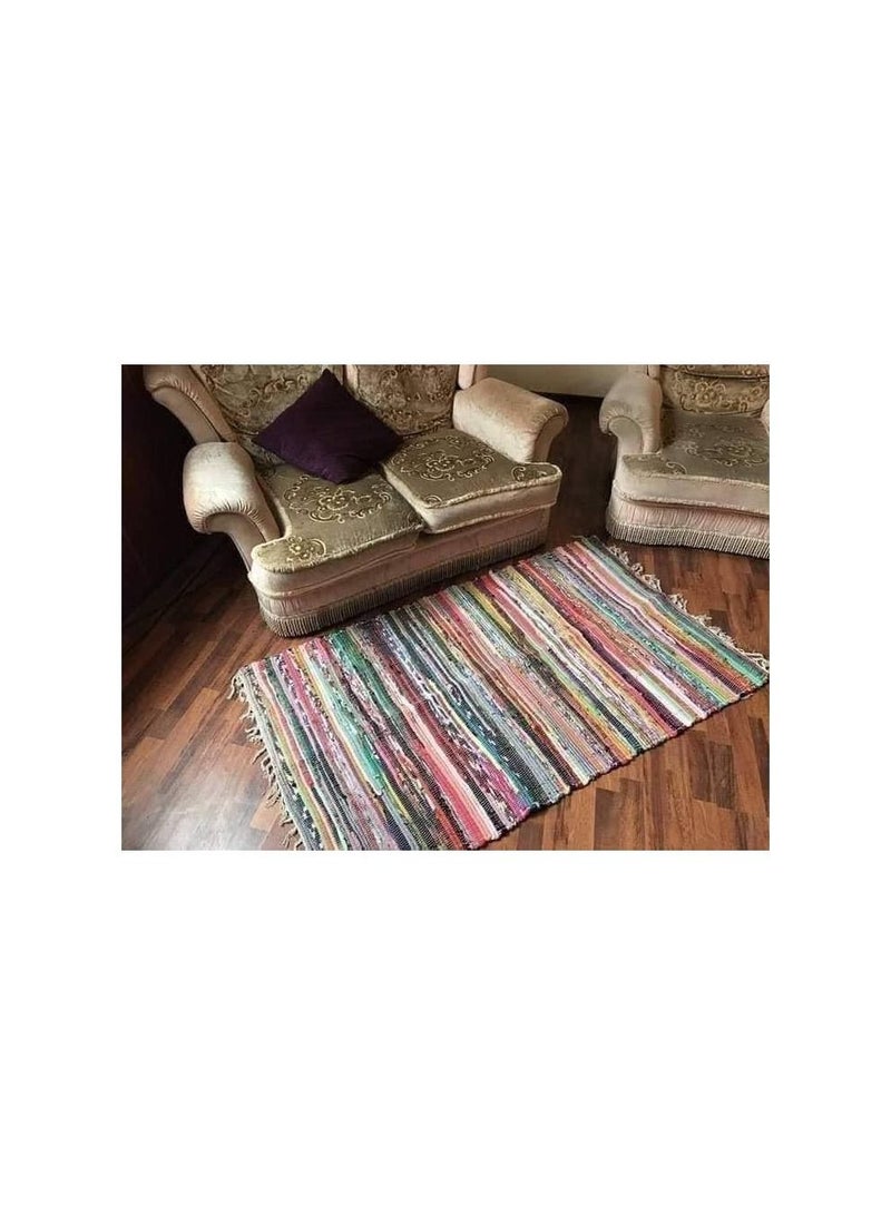 Egypt Antiques Large carpet size 200X135 from Egypt Antiques, handmade, multiple colors - Image 3