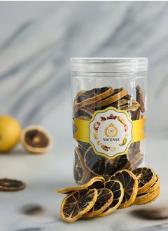 Nicense Nicense Premium Dried Lemon Slices 80g – Natural, Tangy & Refreshing | Perfect for Tea, Infused Water, Cooking, and Garnishing – Packed in Airtight Jar  - Image 1