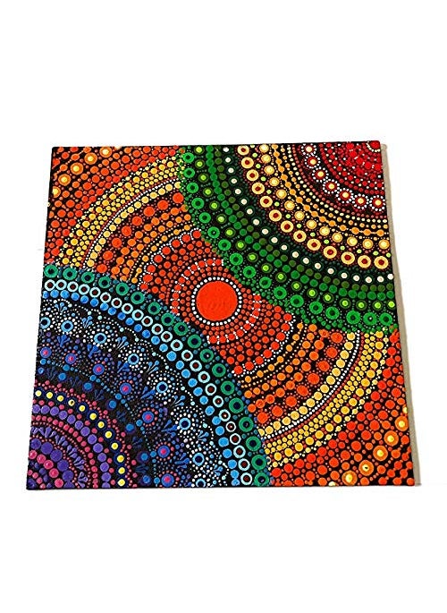 E Shopping E Shopping® Mandala Art Set includes 6 Fevicryl Acrylic Colors ,5 Dotting Tools & 8 Mandala tools. Acrylic Colours Crimson,SAP Green,Black,Ultramarine Blue,Lemon Yellow,White 10ml each  - Image 4