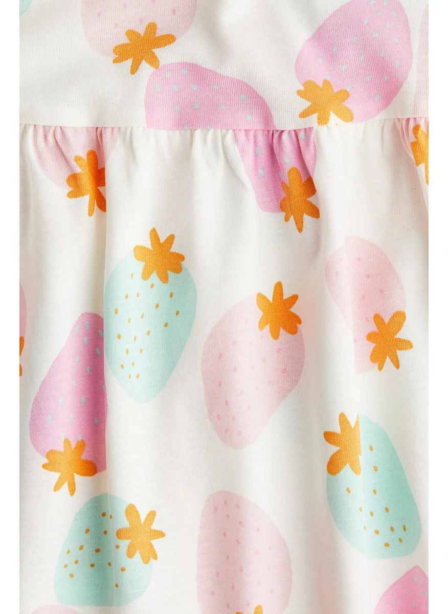 اتش اند ام Patterned Cotton Dress