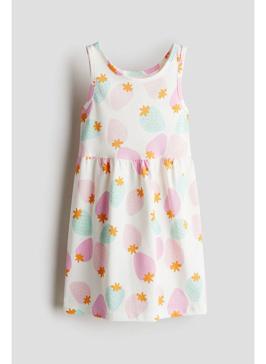 اتش اند ام Patterned Cotton Dress