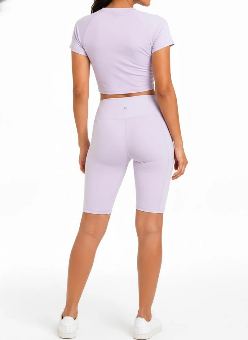 بريما إيس نسائي Shorts عشاق الجيم بريميوم Purple