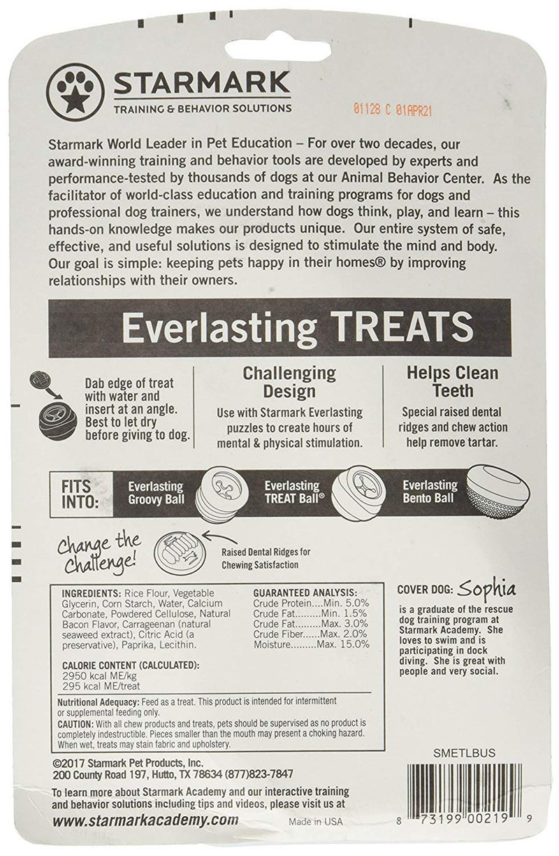 StarMark (3 Pack Star Mark Everlasting Bacon Dog Dental Chews, Large - Image 2