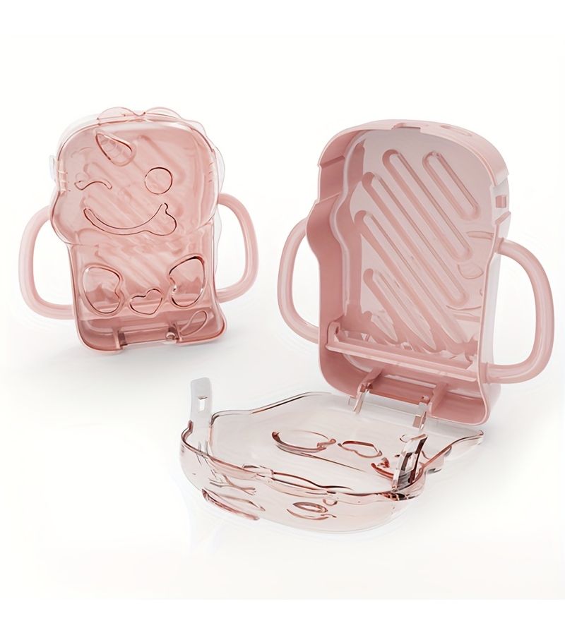 Green No Squeeze Unicorn Shaped Juice Box Holder Pouch Holder For Baby Food And Juice Mess Free Easy Grip Self Feeding 1 Piece - Image 3