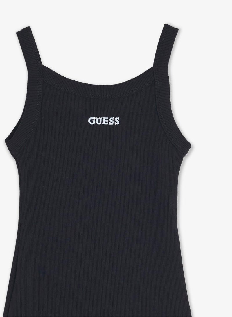 GUESS Youth Logo Sleeveless Mini Dress - Image 4
