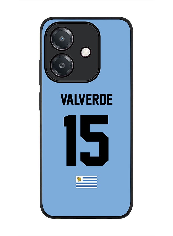 Stylizedd For Oppo A5i Case,Slim fit Camera Protection, Shockproof Thin Phone cover  - Football - Uruguay ,  Valverde